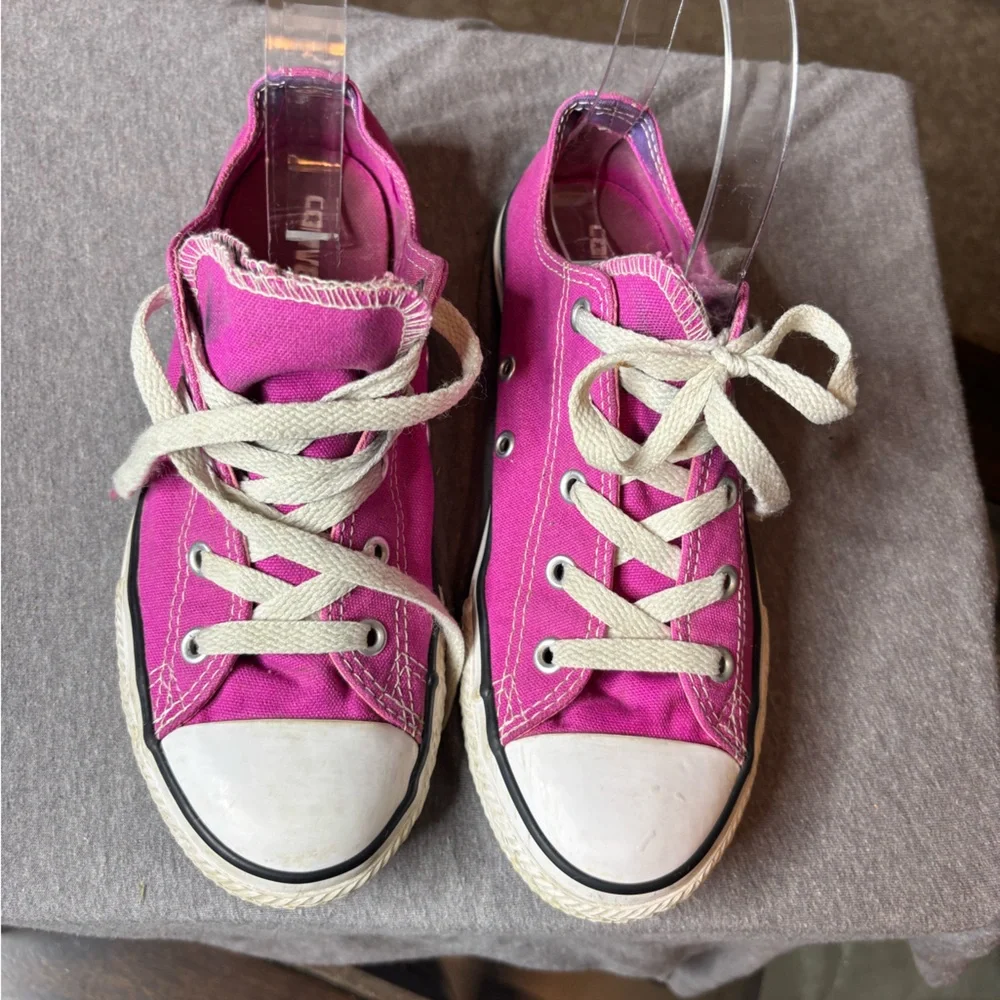 Converse All Star Kids Sneakers in Pink/Purple Size 3 Colorful School Casual